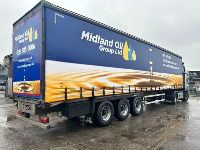 lubricant-manufacturers-west-midlands A Midland Oil Group truck supplying engine oils and industrial lubricants in the West Midlands
