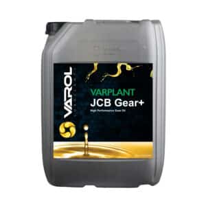 A drum of Varplant JCB Gear Plus oil for sale at Midland Oil Group