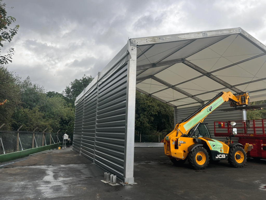 Completed 1,500sqft Herchenbach warehouse at Midland Oil Group Halesowen, providing additional space for finished goods and better industry service.